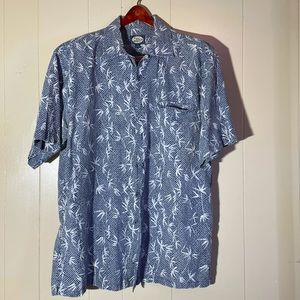 Tommy Bahama large casual button down blue